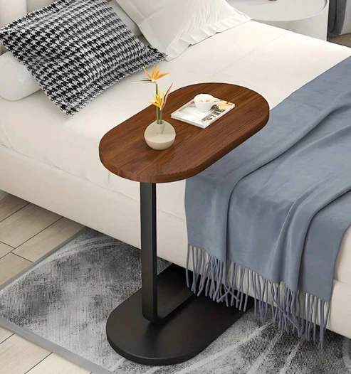 HomeFlex™ Luxury Side Table Brown-White